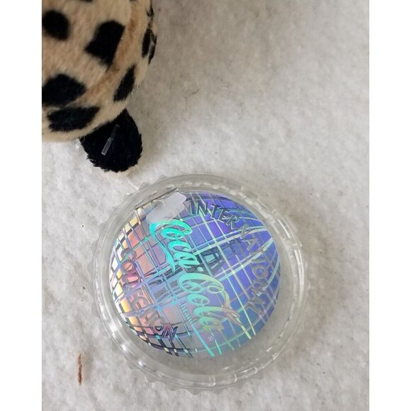 Coca-Cola 1999 Intl Collection Plush beanbag #0249 Heeta the Cheetah Namibia - Picture 7 of 8